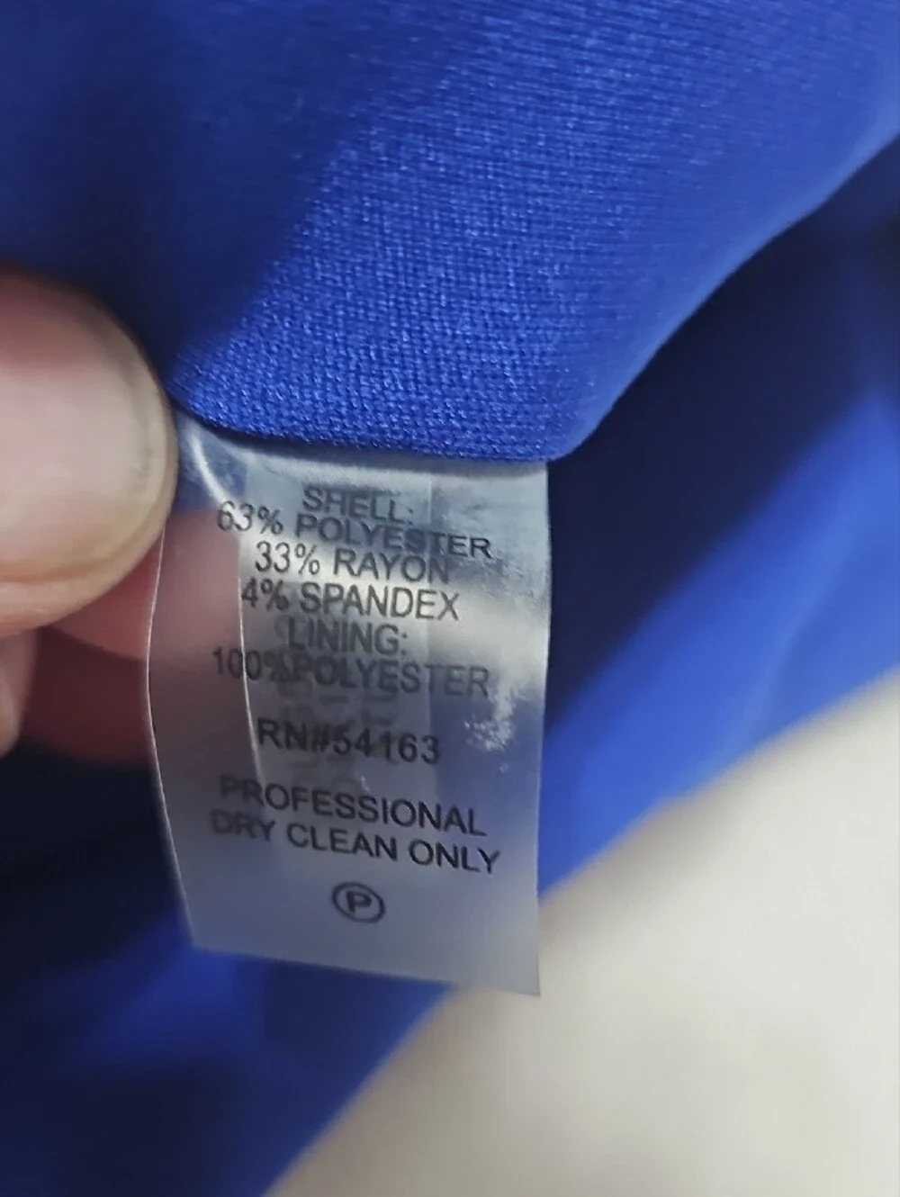 Calvin Klein Royal Blue Sleeveless‎ Midi Sheath Dress